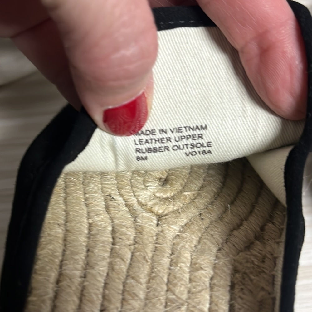 NWOT Michael Kors Black Espadrille Mules - Picture 5 of 5